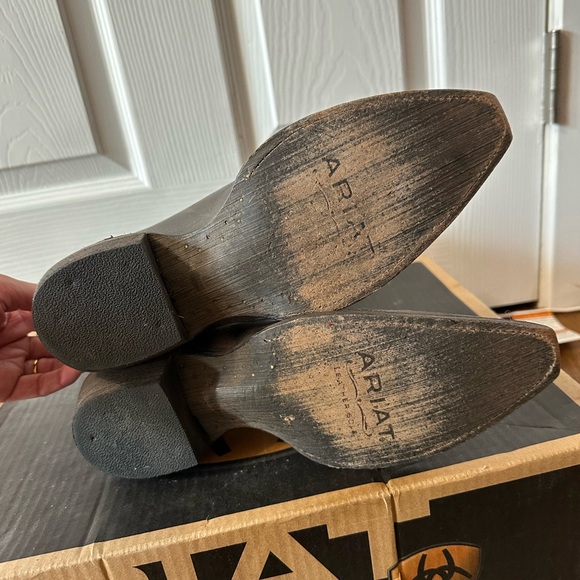 Ariat Charcoal Embroidered Western Boots - Picture 3 of 3